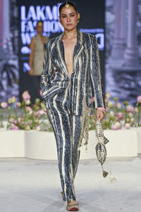 Jabeen Embroidered Blazer And Pant