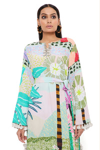 Tropical Print Beyza Kaftan