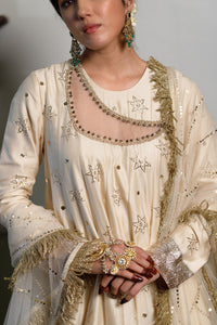 Afreen Stone Kurta And Heavy Sharara Set