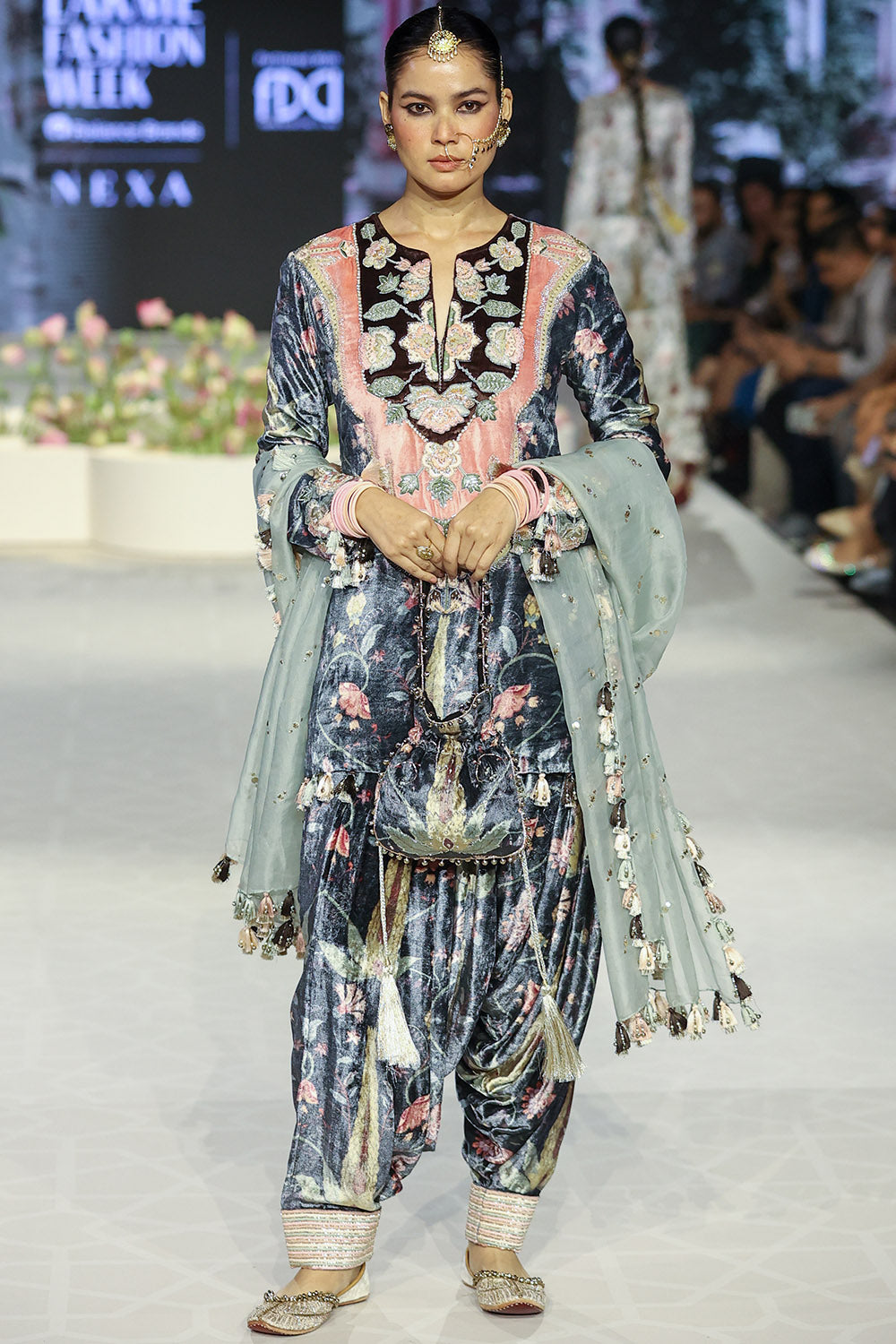 Batool Black Embroidered Kurta Set