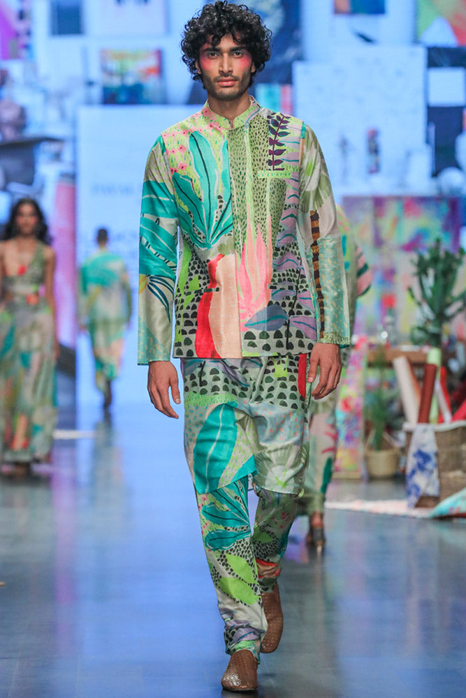 Monet Tropical Print Kurta