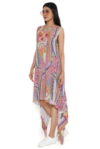 Multicolor African Print Side Tale Tunic