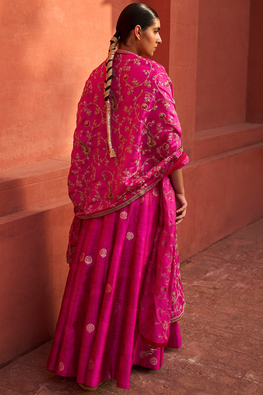 Classic Embroidered Anarkali Set