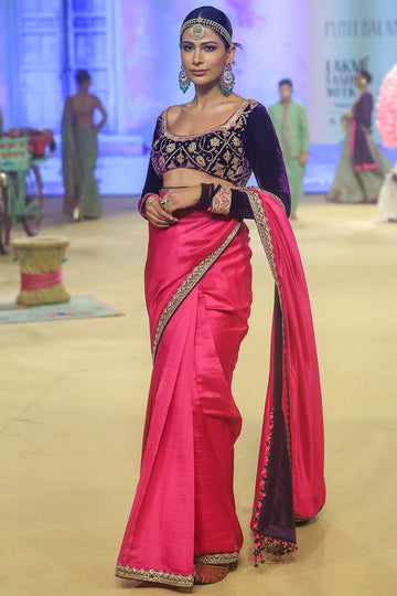 Johari Gulabi Gulaal Saree