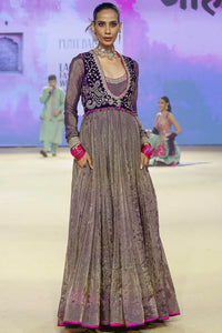 The Baigani Koti Anarkali Set