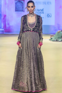 The Baigani Koti Anarkali Set