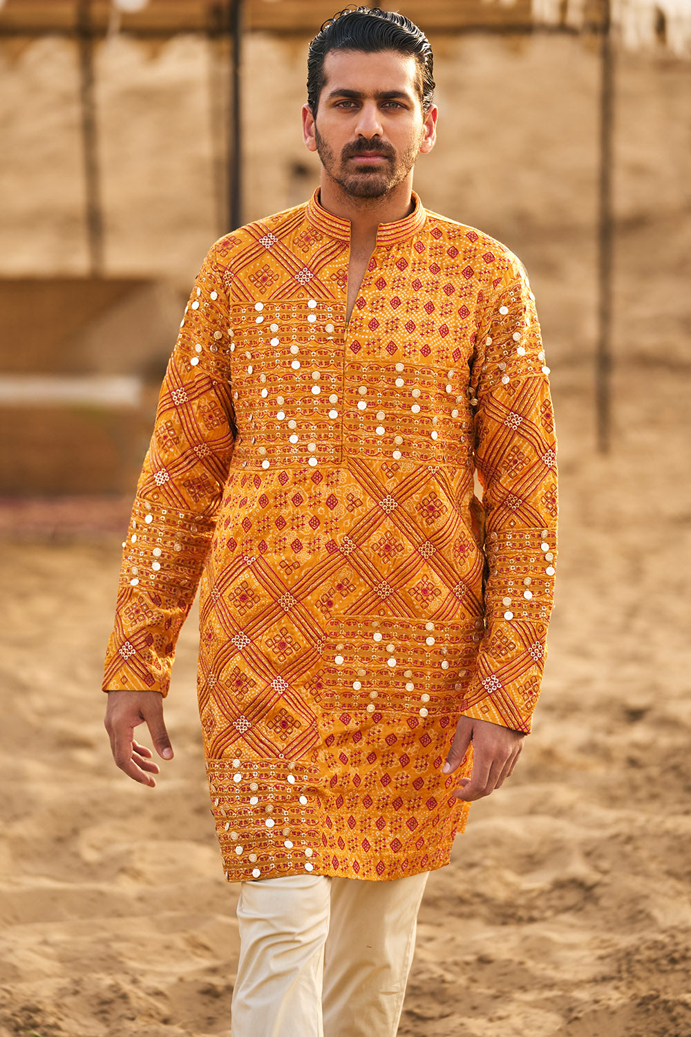 Kasundi Kurta Set