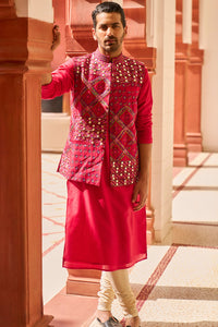 Embroidered Bundi Set