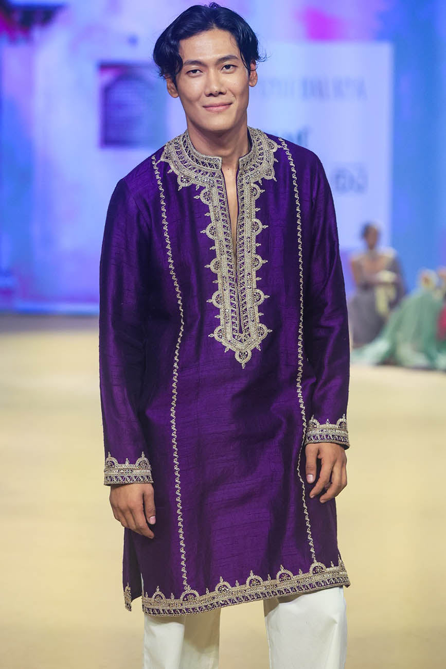 Baingani Kurta Set