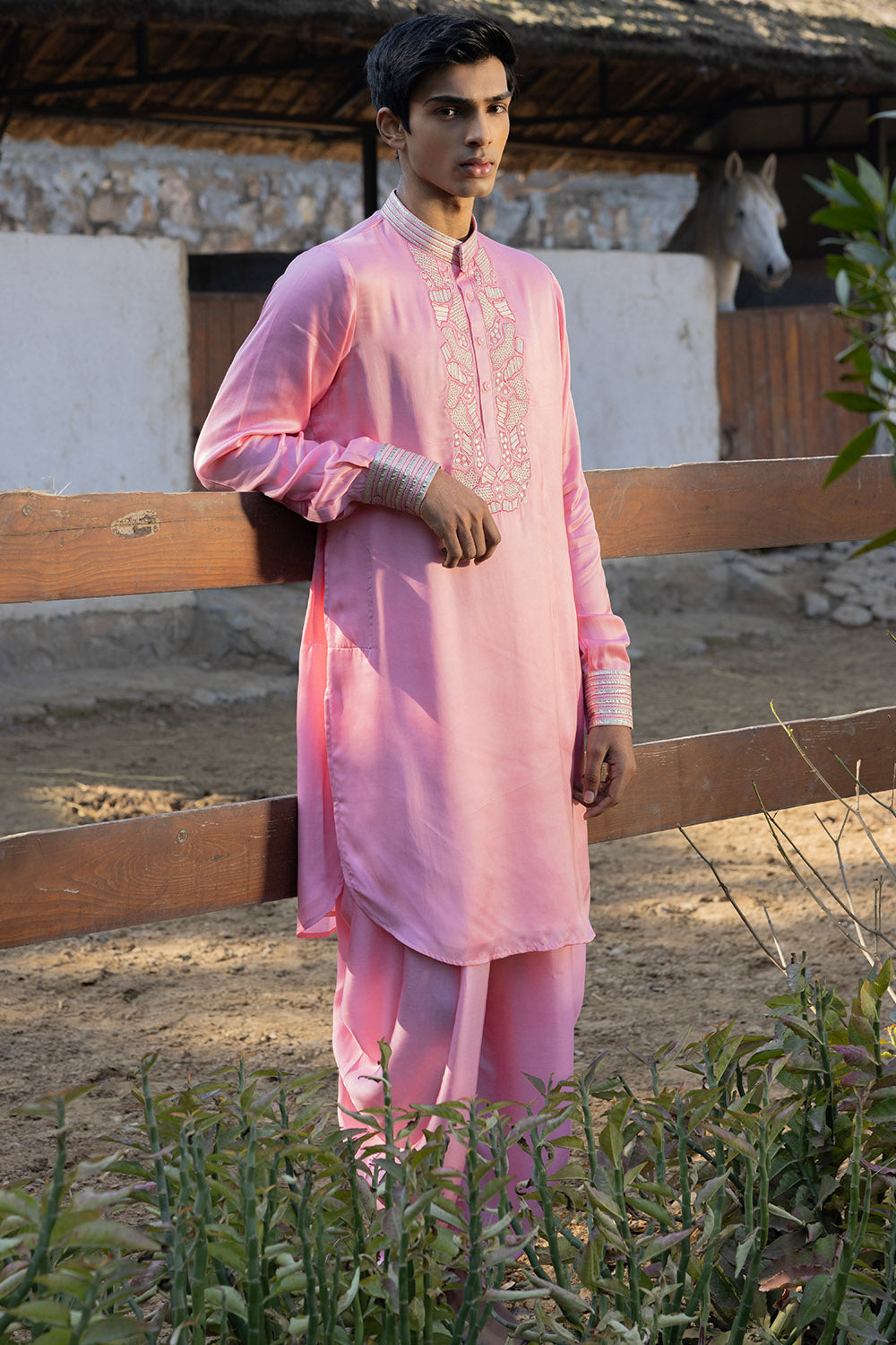 Masoom Gulaabi Kurta Set