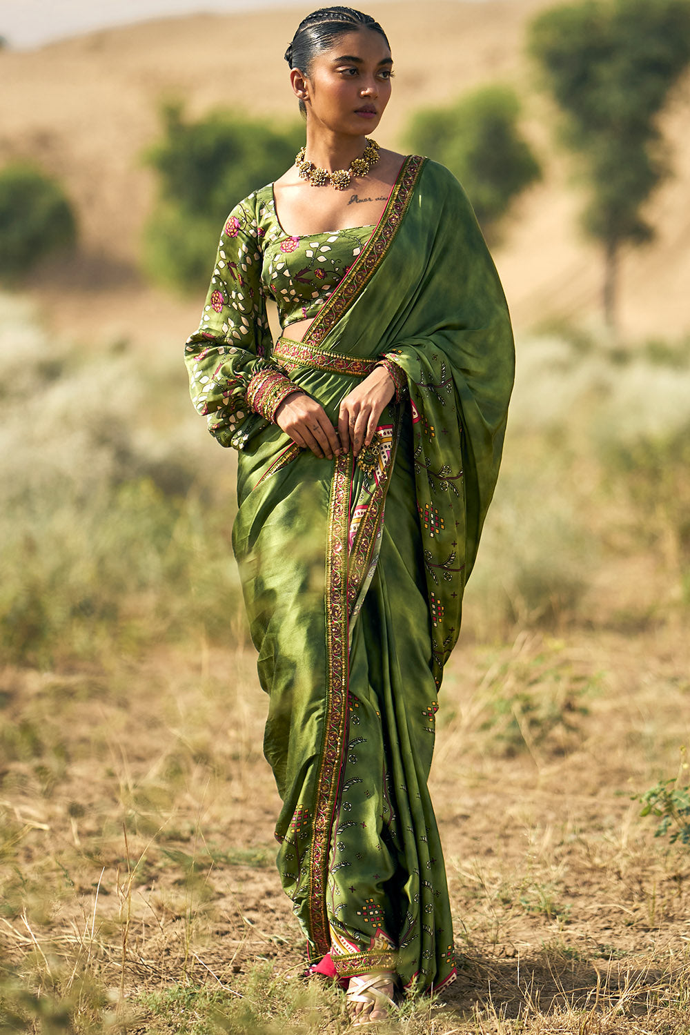 Ranthambore Print Sari