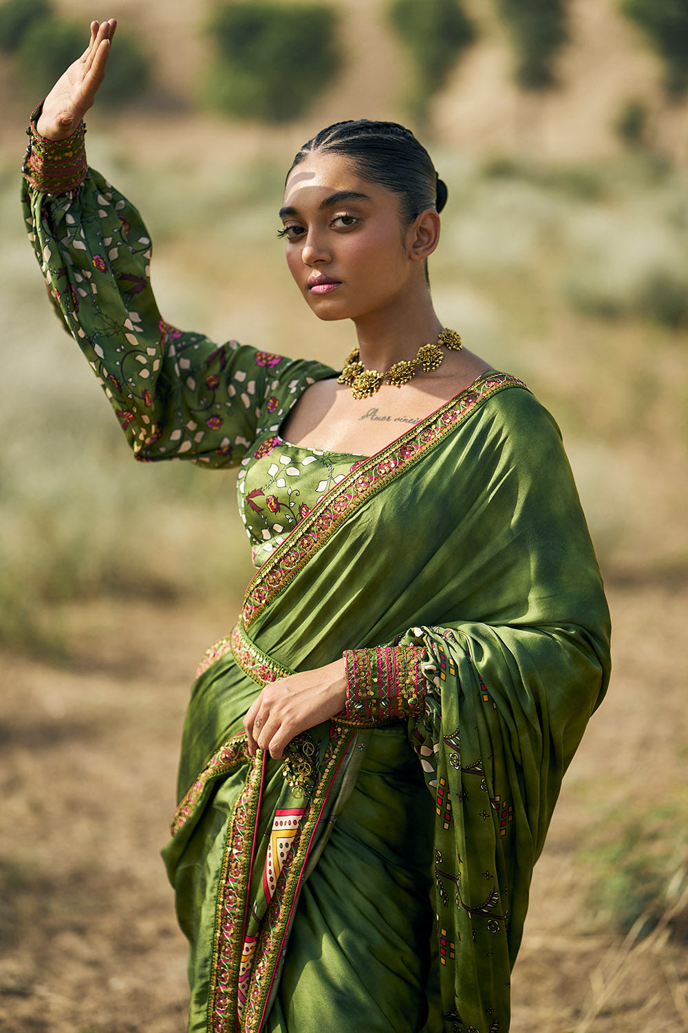 Ranthambore Print Sari