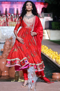Surkh Laal Anarkali Set