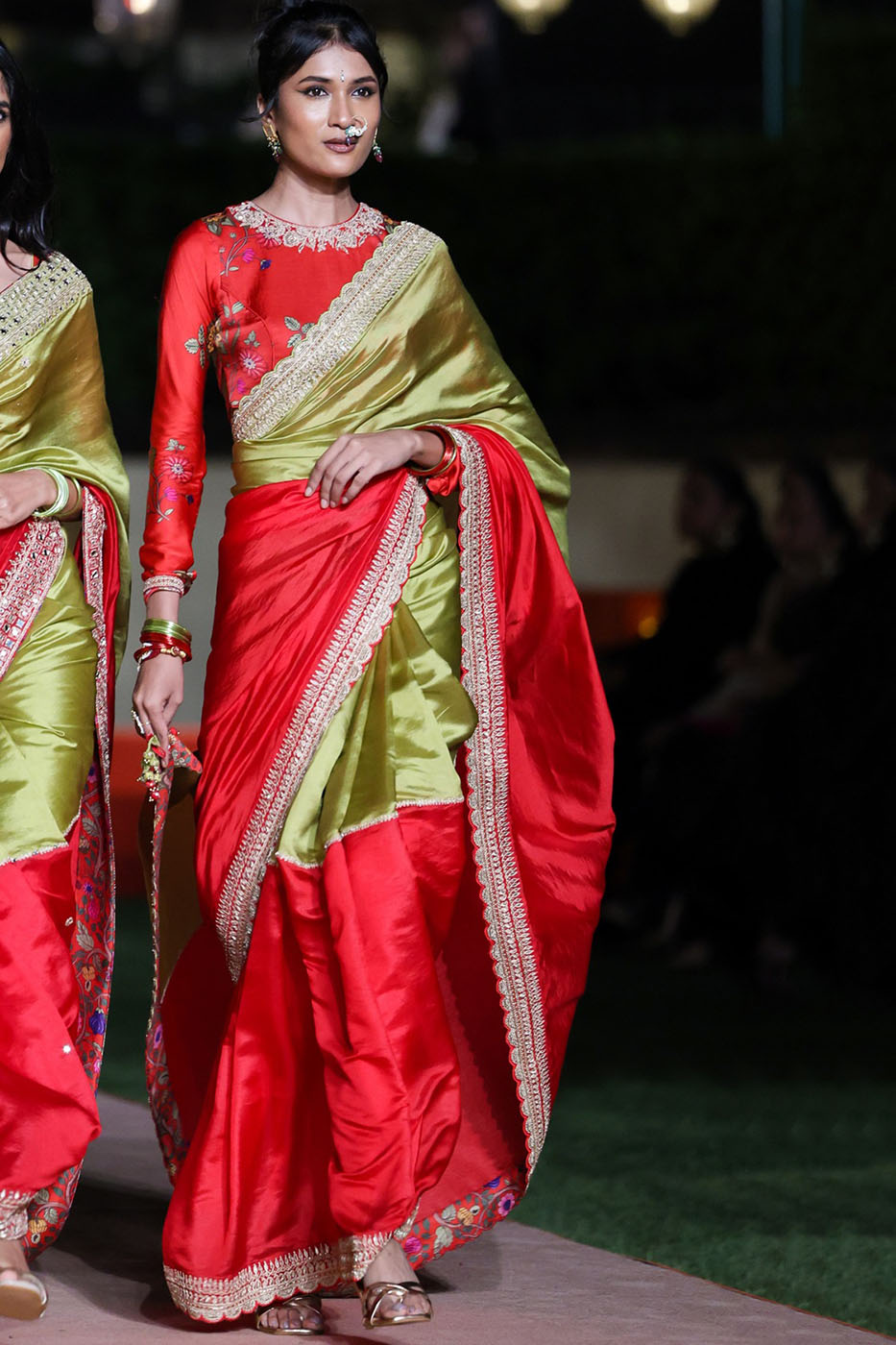 Surkh Laal Saree Set