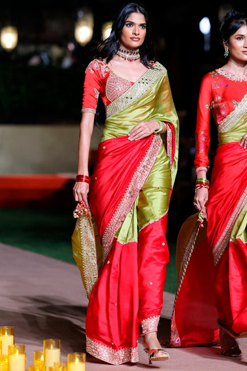 Surkh Laal Saree Set