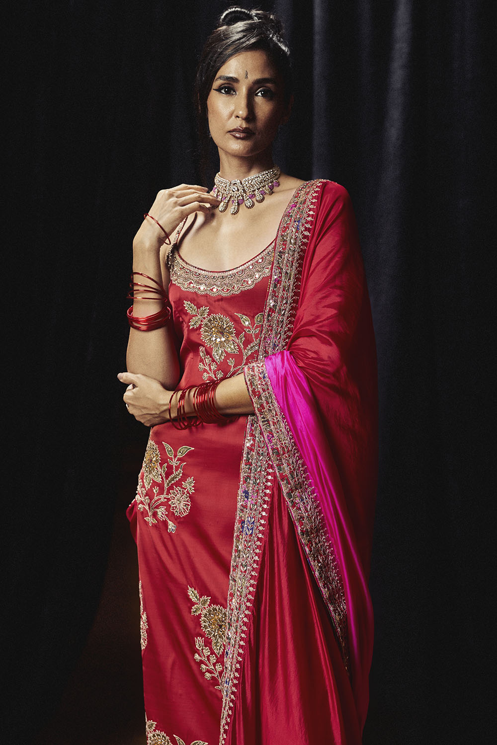 Surkh Laal Heavy Kurta Set