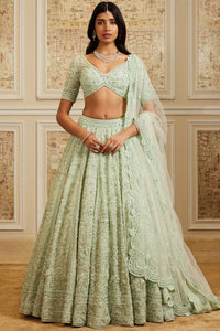 Tajira Sea Green Lehenga Set