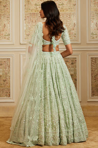 Tajira Sea Green Lehenga Set
