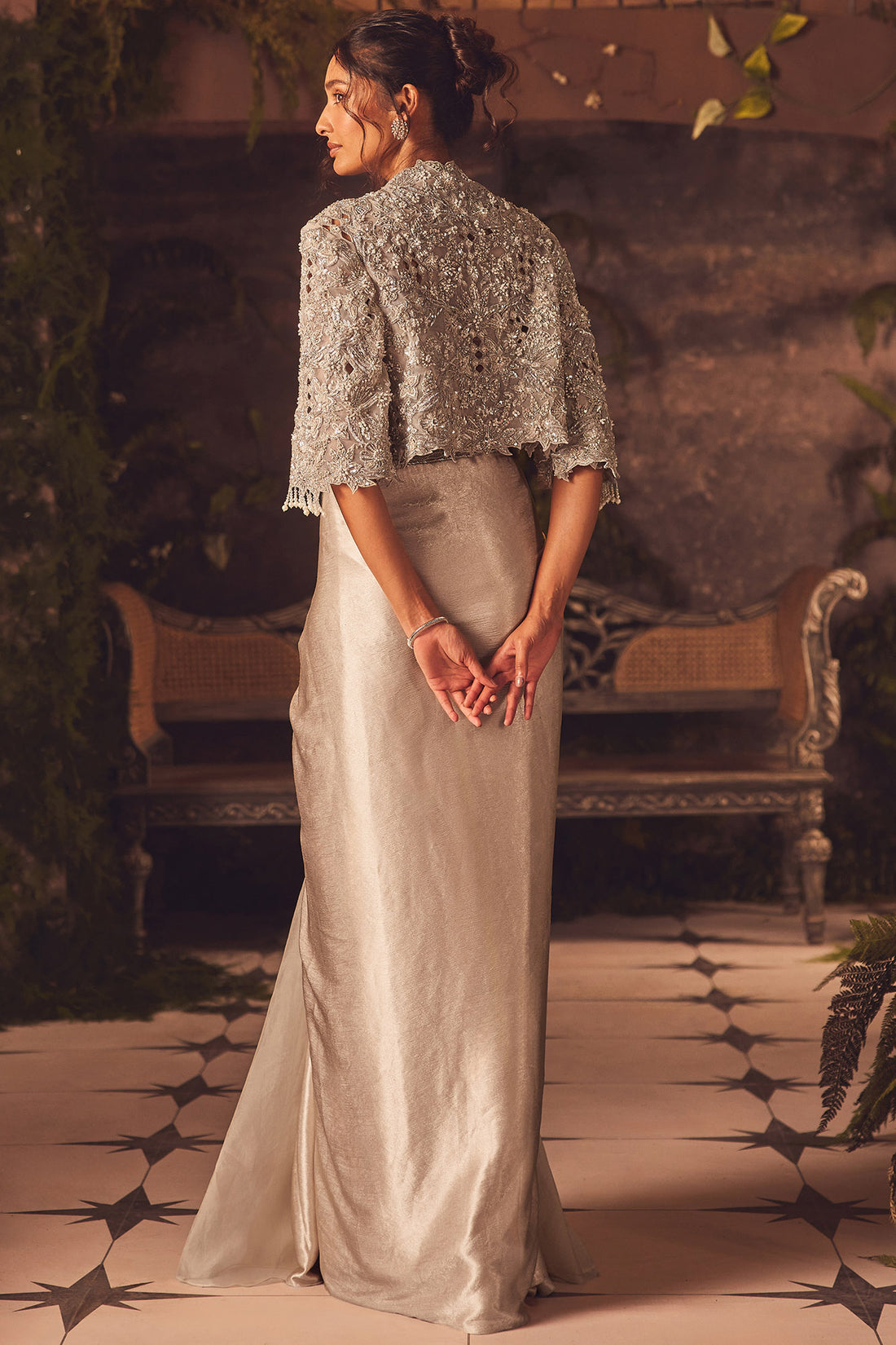 Divine Draped Skirt Set