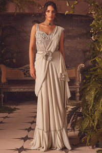 Dusk Draped Gown Saree