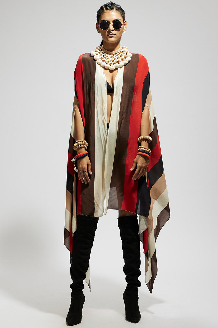 Samsara Stripe Cape