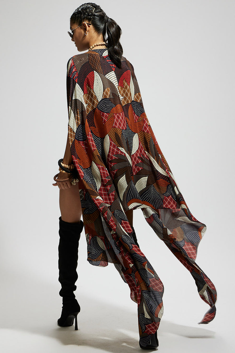 Abstract Print Cape