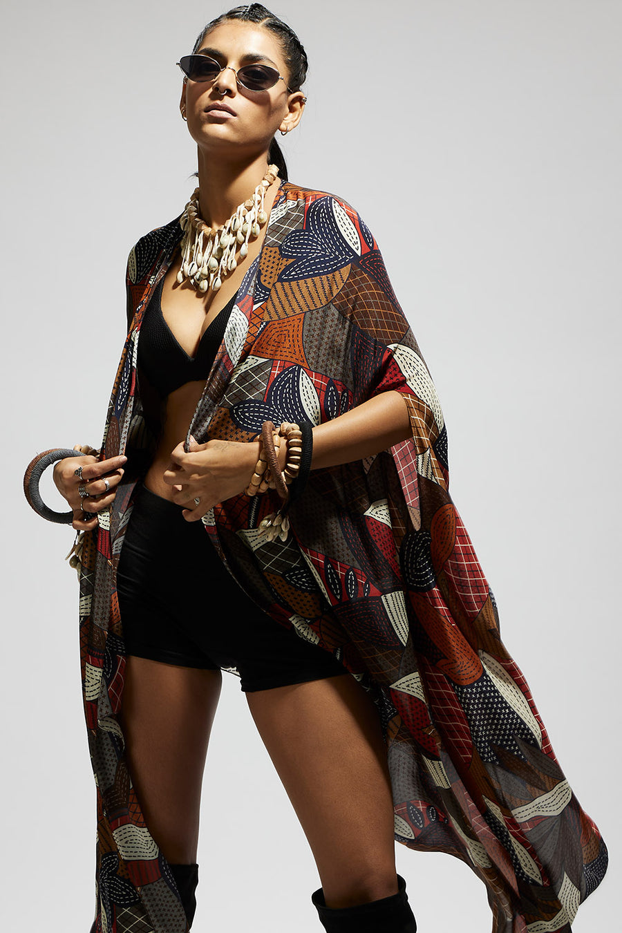 Abstract Print Cape