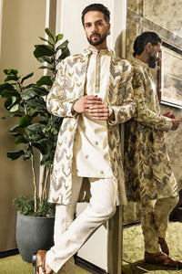 Vayu Chevron Sherwani Set