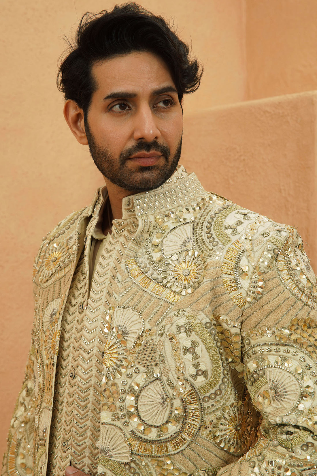 Yasir Sherwani With Pants
