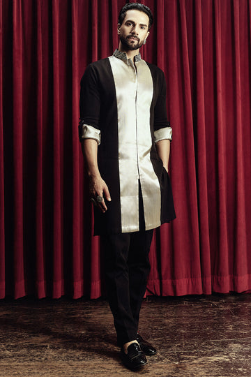 Zameer Metallic Kurta Set