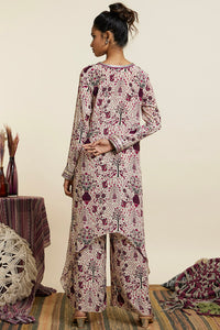 Safar Merlot Jaal Tunic Set