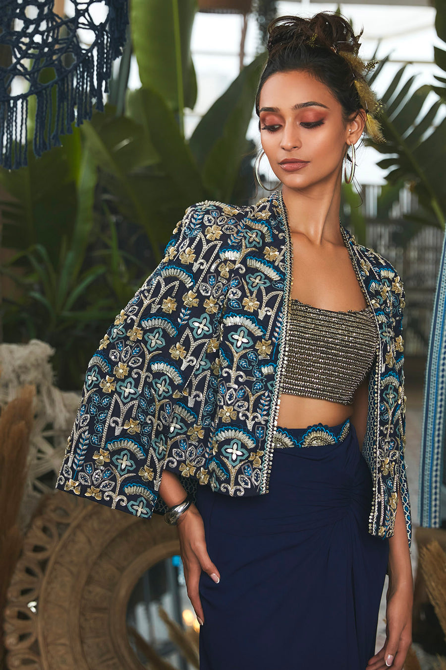 Blue Scallop Noor Jacket Set