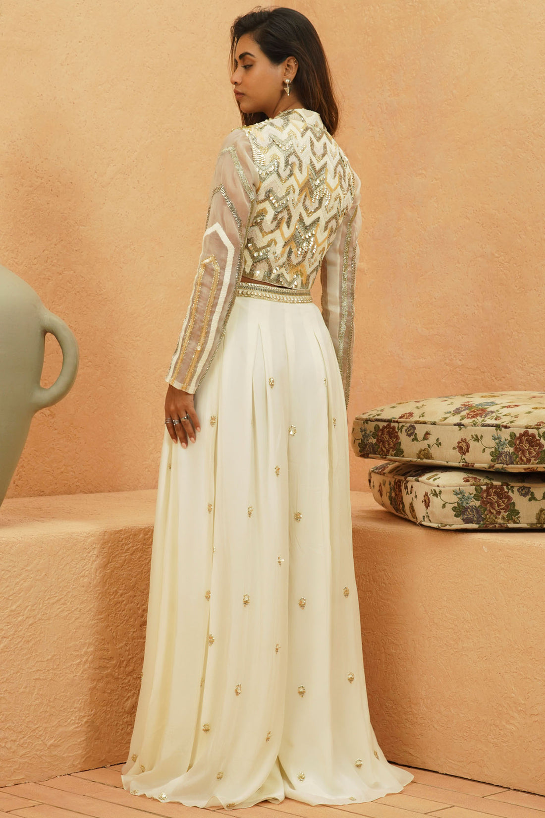 Fariha Jacket and Flared Pant