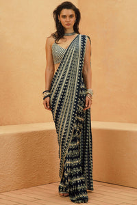 Fariha Saree, Blouse & Cape Set