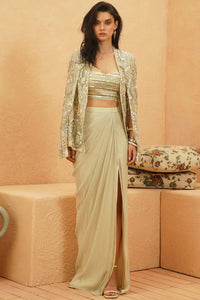 Imani Cape & Drape Skirt Set