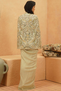 Imani Cape & Drape Skirt Set