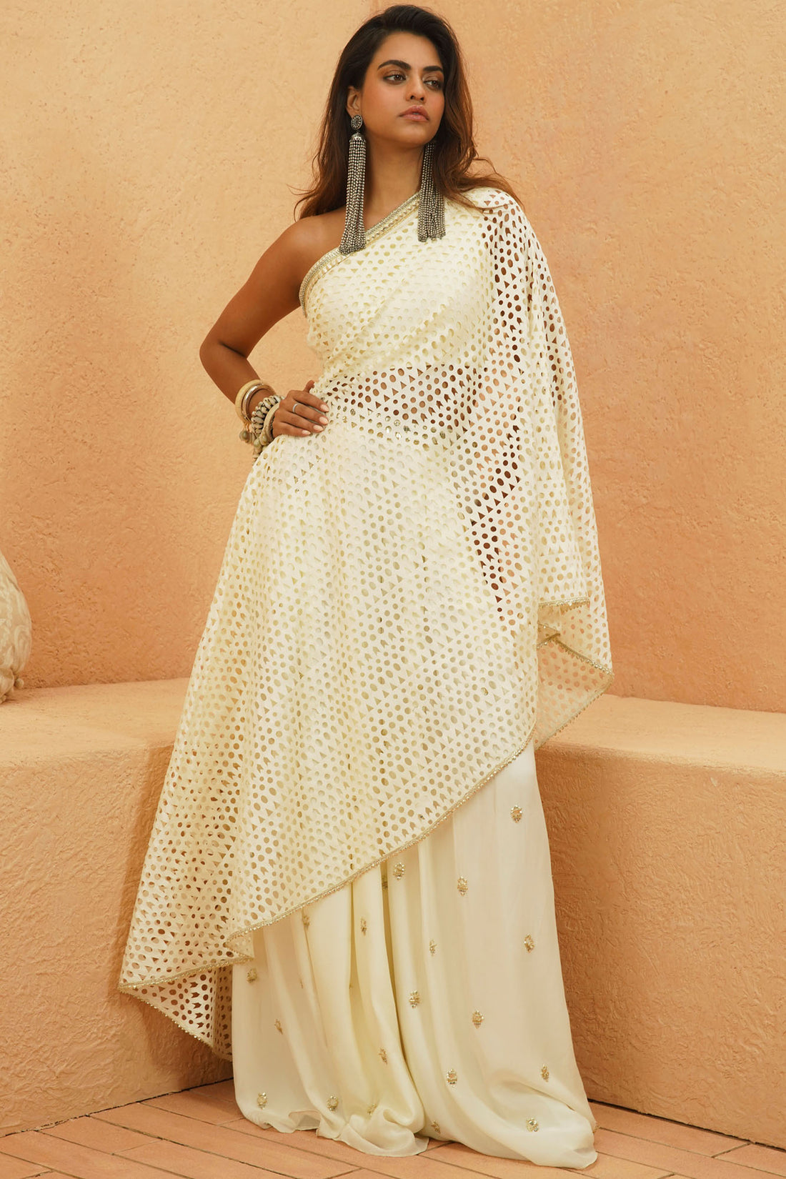 Jasmine Cutwork Pant Set