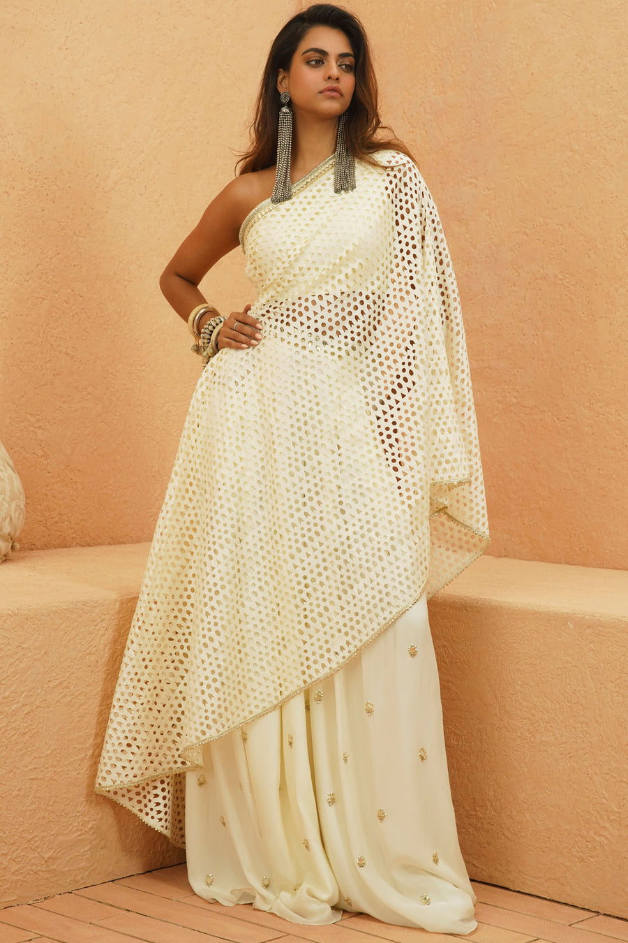 Jasmine Cutwork Pant Set