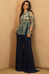 Nadira Cold Shoulder Jacket Set