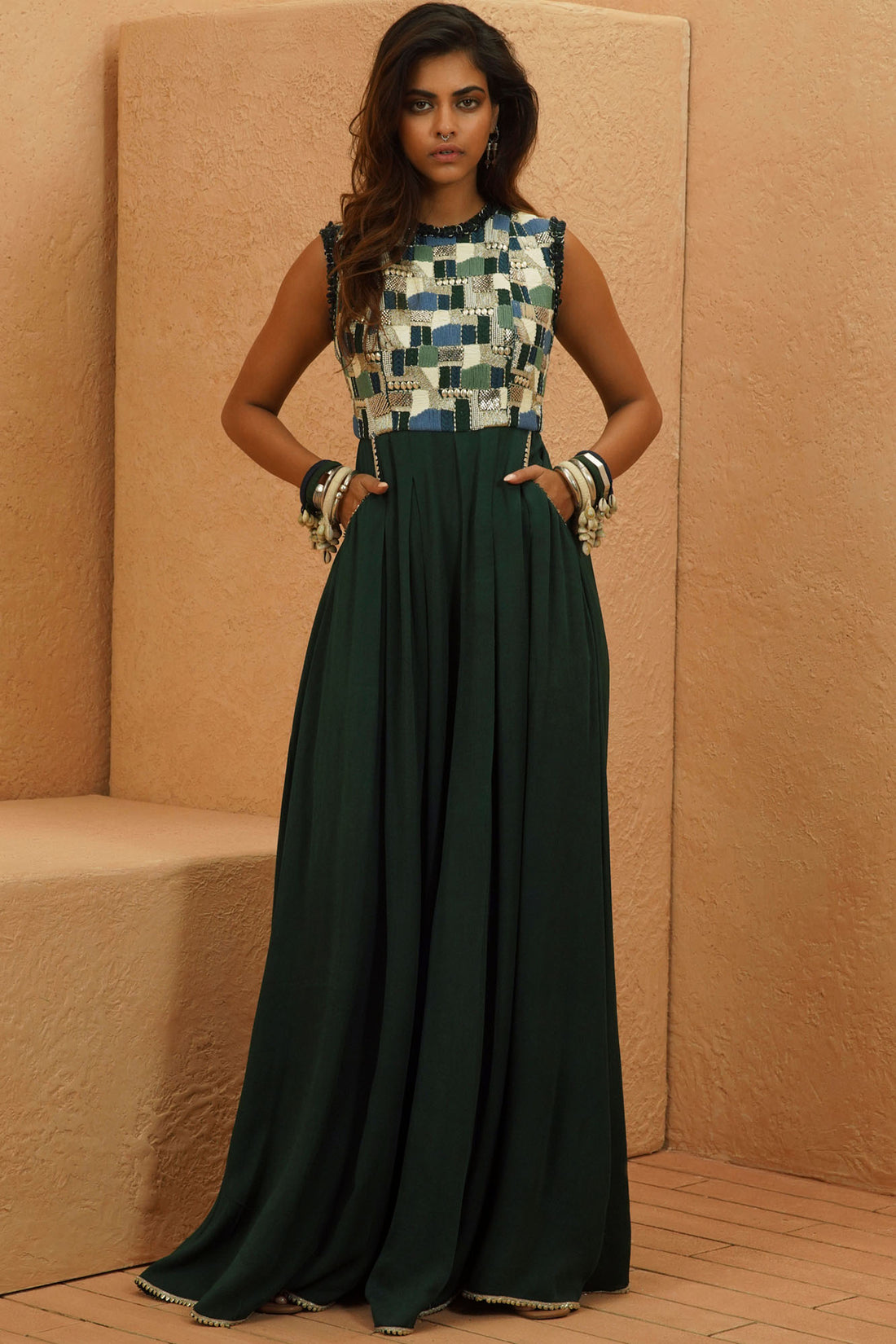 Noura Mosaic Jumpsuit