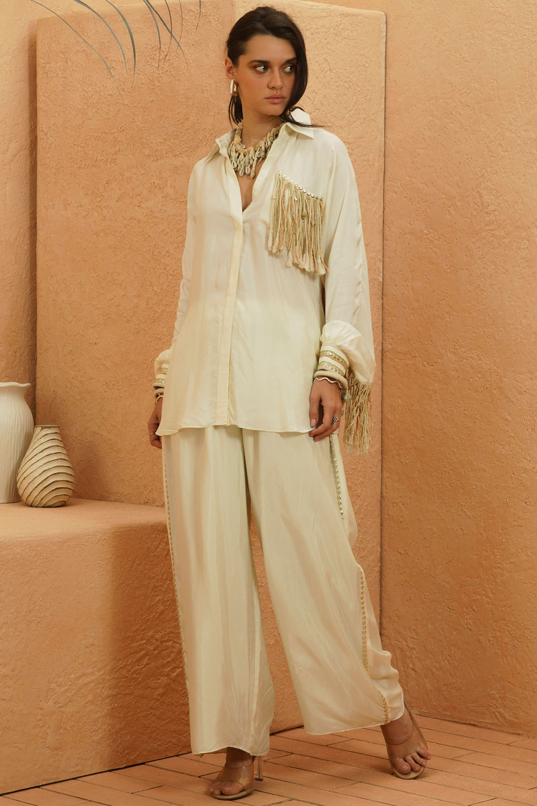 Samira Tasseled Co-ord Set