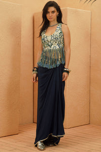 Soraya Fringe Top & Skirt Set