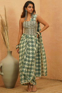 Yasmine Drape Saree Set