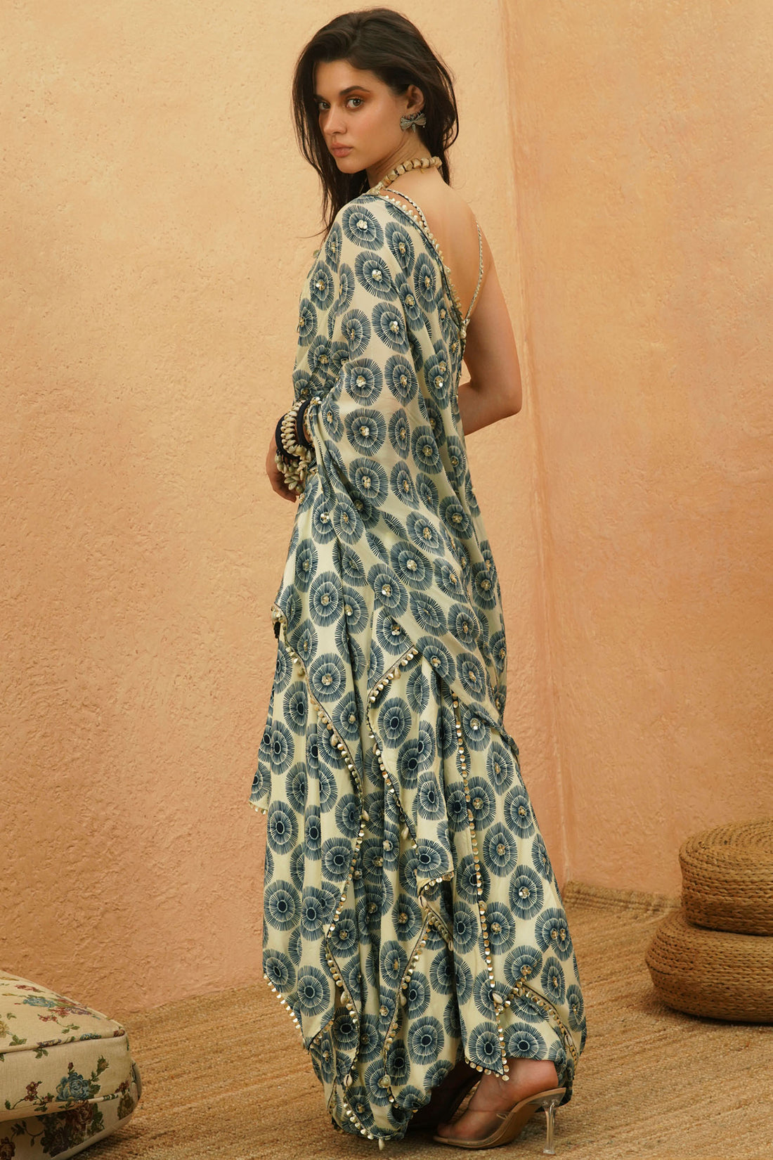 Zayan Drape Saree Set