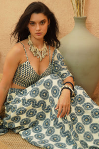 Zayan Drape Saree Set