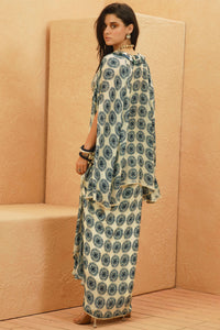 Zayna Cape & Drape Skirt Set