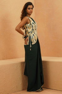 Zaynab Waistcoast & Drape Saree