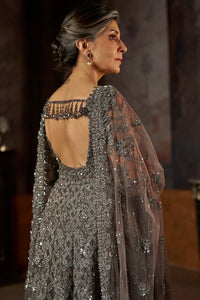 Charcoal Jacket Lehenga Set