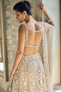 Ash Grey & Silver Skirt Set