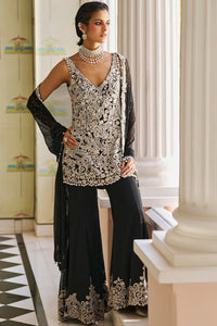 Black Pearl Sharara Set